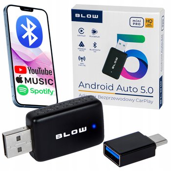 Adapter moduł carplay android auto bezprzewodowy wifi bluetooth mini pro - Blow
