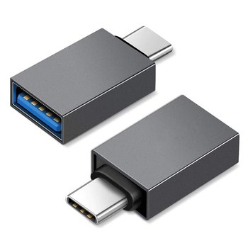 Adapter OTG Przejściówka USB 3.0 do USB-C/Type-C (Gray) - producent niezdefiniowany