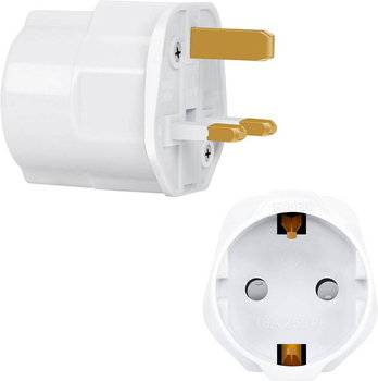 Adapter podróżny 13A przejściówka gniazdo PL do wtyk UK Anglia Irlandia Malta Cypr Dubaj Emiraty Hong Kong Singapur - MFC