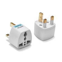 Adapter podróżny przejściówka angielska gniazdo EU PL do wtyk UK Anglia Irlandia Malta Cypr Dubaj Emiraty Hong Kong Singapur MFC