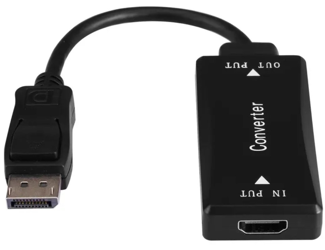 Фото - Кабель Adapter przejściówka HDMI 4K żeński do DisplayPort męski
