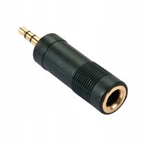 Adapter przejściówka jack duży na mały 6.3 / 3.5 Lindy