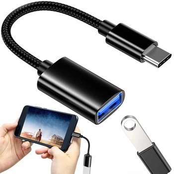 ADAPTER PRZEJŚCIÓWKA USB-C DO USB-A 3.0 OTG SOLIDNY DO TELEFONU SOLIDNA - VERK GROUP