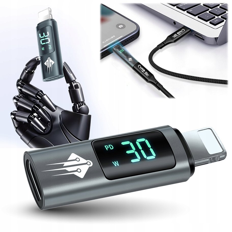 chenyang Cavo di ricarica USB C 65 W per ricarica DC 4 x 1,7 mm a USB C 5 V 9 V 20 V