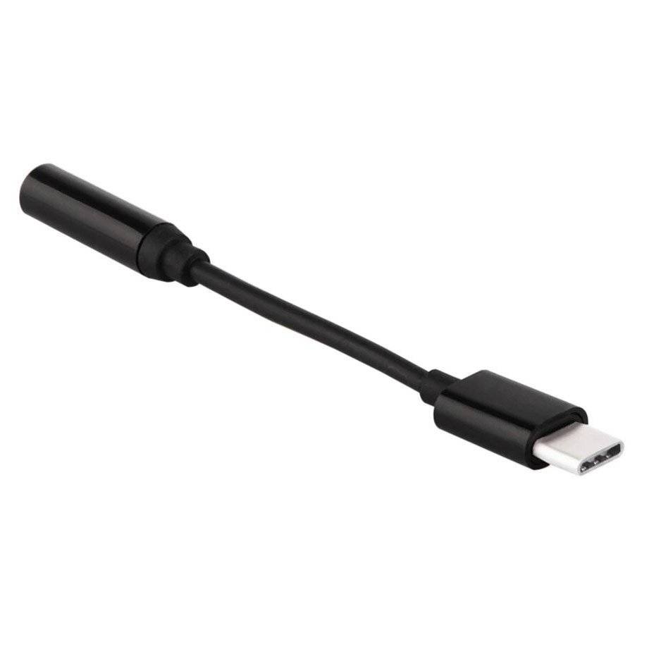 Zdjęcia - Kabel Hurtel Adapter przejściówka z USB Typ C na gniazdo audio 3.5 mini jack czarny 