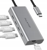Adapter PULWTOP 5Port USB C Hub dla laptopa nie obsługuje monitora