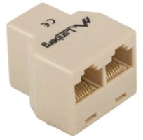 Adapter RJ-45 - 2 x RJ-45 LANBERG AD-RJ45-2RJ45-OU Lanberg