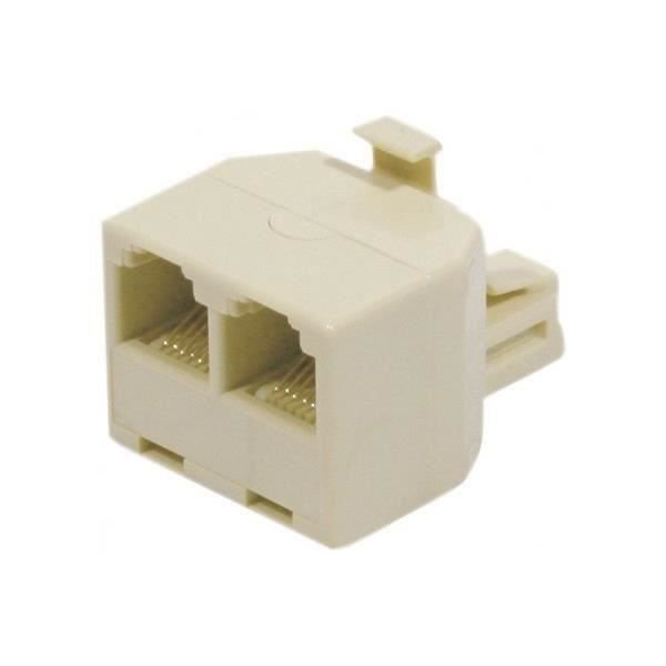 Adapter RJ12 męski żeński typu T. - Inna marka | Sklep EMPIK.COM