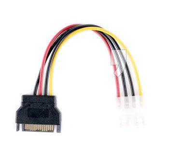 Adapter SATA M - Molex F DELOCK, 0.12 m - Delock