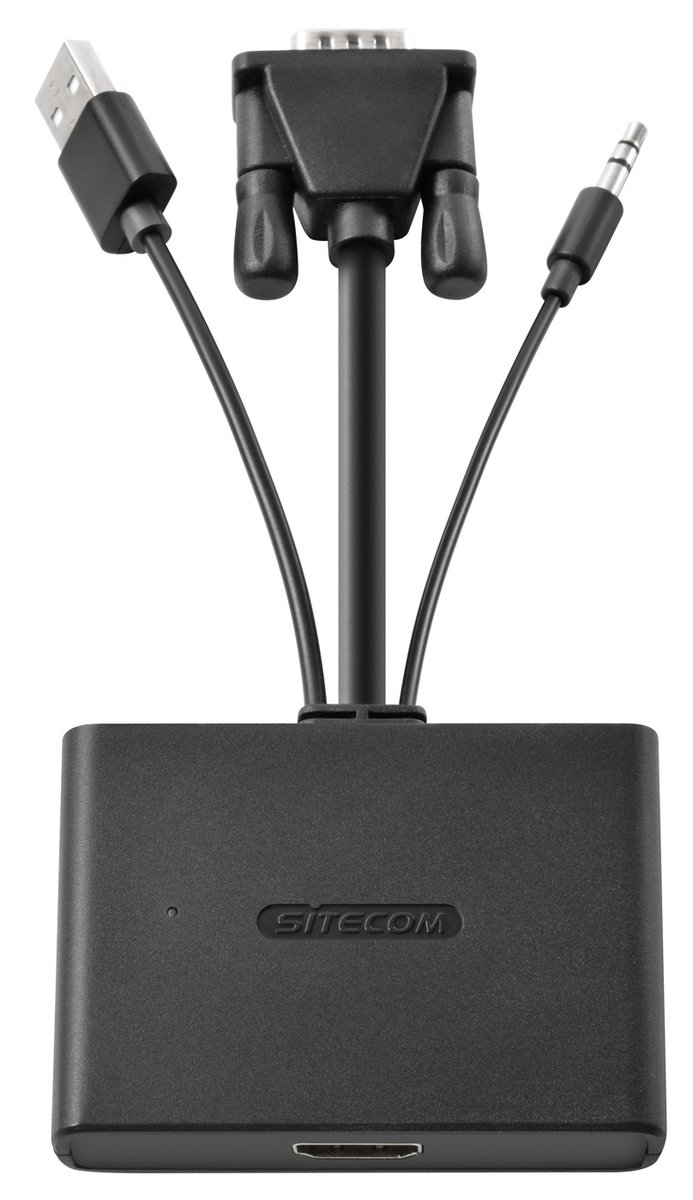 Adapter SITECOM CN-352, VGA/Audio - HDMI, USB