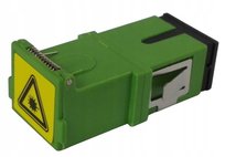 Adapter światłowodowy SM SC/APC simplex z klapką do FTTX - wysokiej jakości połączenie włókien jednomodowych Inna marka