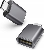 Adapter Syntech Usb Typ-C - Usb Szary 2 Sztuki