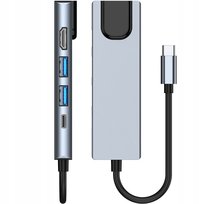 Adapter Tech-Protect Macbook Usb-A/Usb-C/Hdmi/Lan TECH-PROTECT