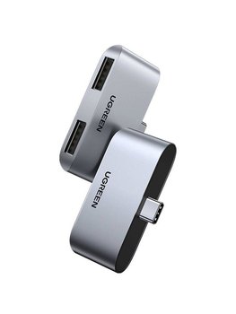 Adapter UGREEN CM412, USB-C do 2x USB 3.0 (szary) - uGreen