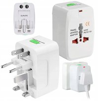 ADAPTER UK EU USA PRZEJŚCIÓWKA NA GNIAZDKA UNIWERSALNY CAŁY ŚWIAT