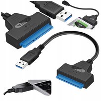 Adapter Usb 3.0 na Sata 2,5 do Dysku Hdd Ssd Konwerter Kabel Przejściówka