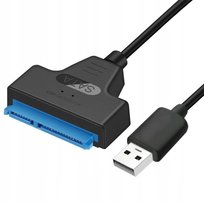 ADAPTER USB 3.0 NA SATA 2,5 KONWERTER KABEL PRZEJŚCIÓWKA DO DYSKU HDD SSD Lewer