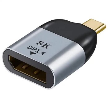 Adapter USB-C 3.1 do DisplayPort 1.4 4K 2k 144Hz 8K 60Hz typ C  DP konwerter - Tradebit