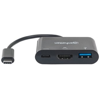 Adapter USB-C 3.1 - HDMI/USB-A/USB-C TECHLY - Techly