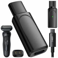 ADAPTER USB-C DO ŁADOWANIA MASZYNEK GOLAREK TRYMERÓW BRAUN 12V CZARNY