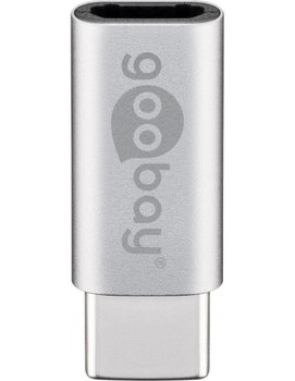 Adapter USB-C™ na USB 2.0 Micro-B, srebrny - GOOBAY