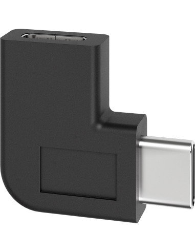 Zdjęcia - Pozostałe artykuły elektryczne Goobay Adapter USB-C™ na USB-C™ 90°, czarny 