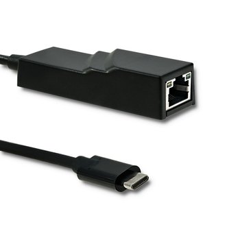 Adapter USB-C/RJ-45 4K QOLTEC, 20 cm - Qoltec