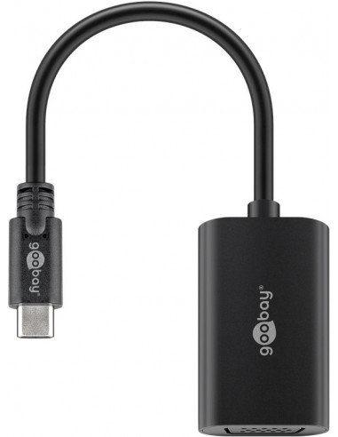 Фото - Інші електротовари Goobay Adapter USB-C™ VGA, czarny 