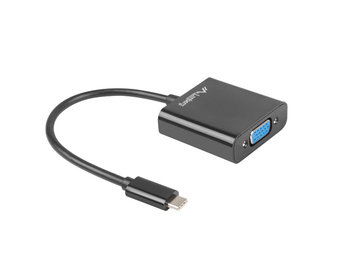 Adapter USB-C - VGA LANBERG, 0.15 m - LANBERG