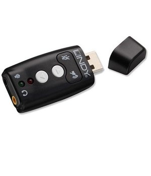 Adapter USB - miniJack LINDY 42961 - Lindy