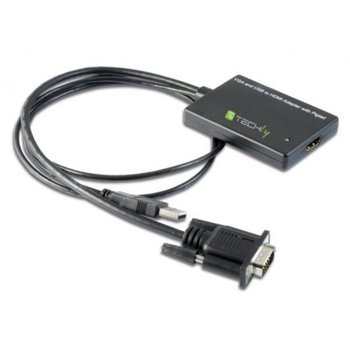 Adapter VGA+USB - HDMI TECHLY - Techly