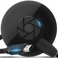 Adapter Wifi Hdmi Bezprzewodowy Mirrorscreen Chromecast 2W1 Duży Zasięg 10M