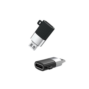 Adapter XO NB149-C USB-C do micro-USB, czarny - XO