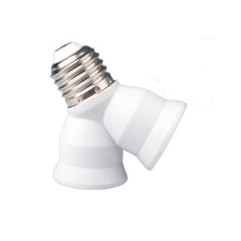 Adapter z gniazdem INQ OR040, E27 na 2xE27 - INQ