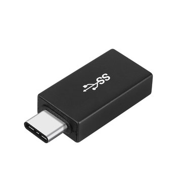 Adapter żeński USB-A do męskiego USB-C Ultra-kompaktowy Czarny - Avizar