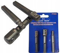 ADAPTERY SDS PLUS DO NASADEK 1/4 3/8 1/2 3 szt. Falon-Tech