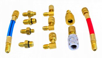 ADAPTERY UKŁADU KLIMATYZACJI R12 R134A - 11 EL. - Satra
