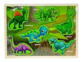 Adar, puzzle, Dinozaury, 6w1 - Adar