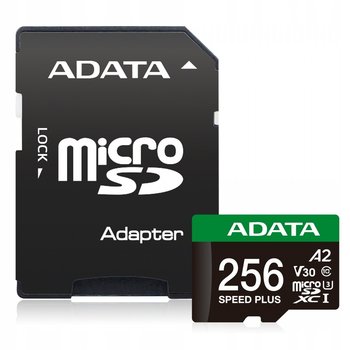 ADATA Karta microSD Speed Plus 256GB UHS1 U3 V30 A2 180/160 MB/s - Inny producent