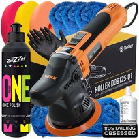Adbl Roller D09125-01 Maszyna Polerska 9Mm + 3 Pady, Pasta Polerska, Torba