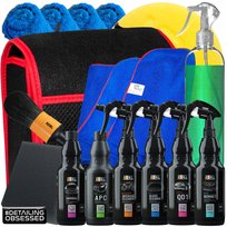 ADBL Zestaw Kosmetyków Do Auta Z Torbą Na Prezent Do Czyszczenia Samochodu