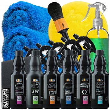 ADBL ZESTAW KOSMETYKÓW do czyszczenia samochodu wnętrza i karoserii 6x500ml - ADBL