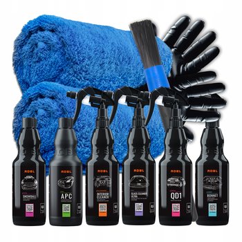 ADBL ZESTAW KOSMETYKÓW DO DETAILINGU AUTA KOKPITU WNĘTRZA SZYB + AKCESORIA - Inny producent
