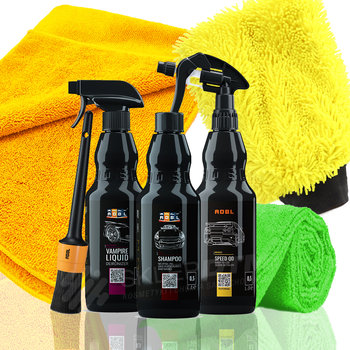 ADBL zestaw kosmetyków samochodowych do mycia auta na myjni pod domem Quick - ADBL