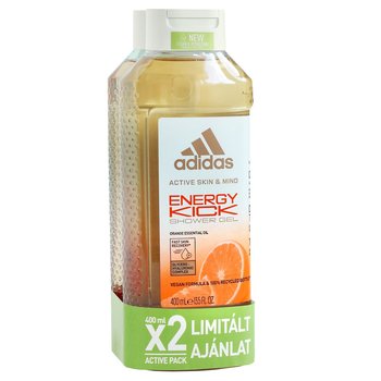 Adidas, Active Skin & Mind Energy Kick, Żel pod prysznic, 2x400ml - Adidas