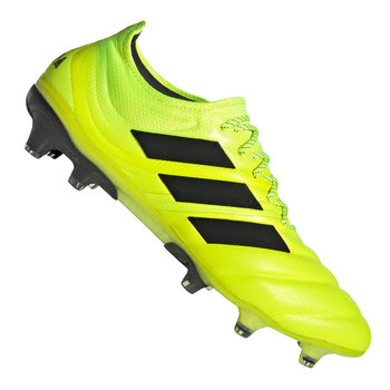 Adidas, Buty piłkarskie, Copa 19.1 FG 519, żółto-czarne, Rozmiar - 42 - Adidas