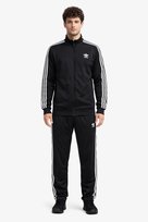 ADIDAS CZARNA KURTKA BOMBER Z BIAŁYMI PASKAMI SPORTOWA S 1I3A Adidas