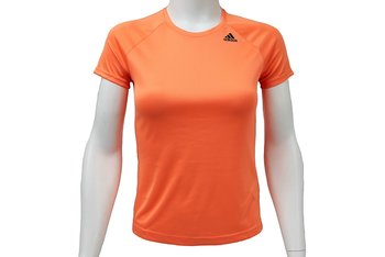 Adidas D2M Tee Lose BS1921, Kobieta, T-shirt kompresyjny, Pomarańczowy - Adidas