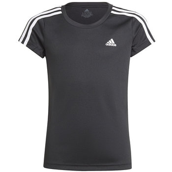 Adidas Designed 2 Move 3-Stripes Tee, Koszulka, girls, GN1457, czarny, 140 - Adidas