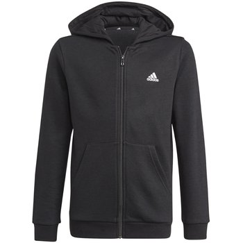 adidas Essentials Full-Zip Hoodie Jr GN4020 chłopięca Bluza sportowa czarna - Adidas